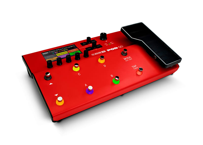 Line 6 Pod Go Limited Edition Red - Multi Effects Processor image 1