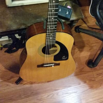 Epiphone AJ-200S N Solid Spruce Top | Reverb