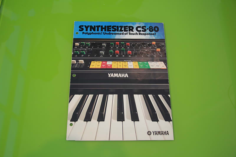 Yamaha CS-80 Synthesizer Brochure 1977 image 1