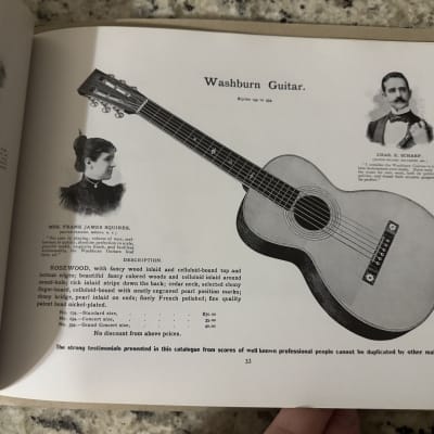 Washburn 1897 guitar mandolin zither banjo reprint catalog Lyon and Healy Lion image 16