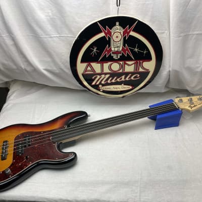 1990s Moon JJ-4 Jazz Bass Vintage Fretless Bass Walnut & Ebony