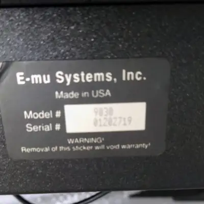 Emu Proteus Mps Keyboard 1991 Black image 6