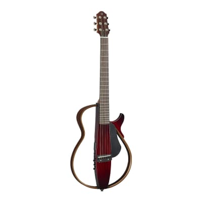 Yamaha SLG200S 6-Steel String Silent Guitar (Right-Handed, Crimson Red Burst) for sale