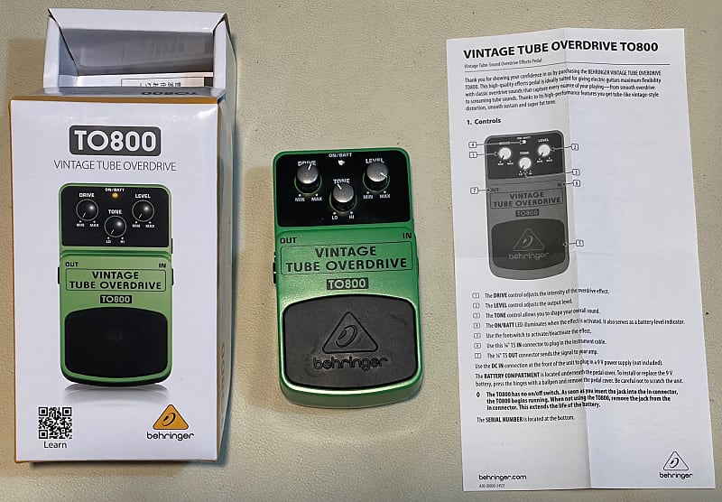 Behringer TO800 Vintage Tube Overdrive