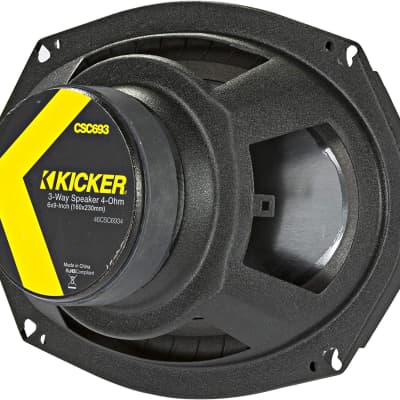 Kicker 46CSC6934 Car Audio 6x9 3-Way Full Range Stereo Speakers Pair CSC693 image 12