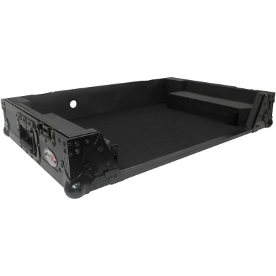 ProX Flight Case For RANE ONE DJ Controller with 1U Rack and Wheels - Black/Black image 4