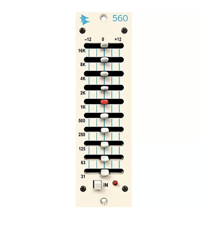 API 560 Special-Edition 500 Series Discrete 10-Band Graphic EQ Cream image 1