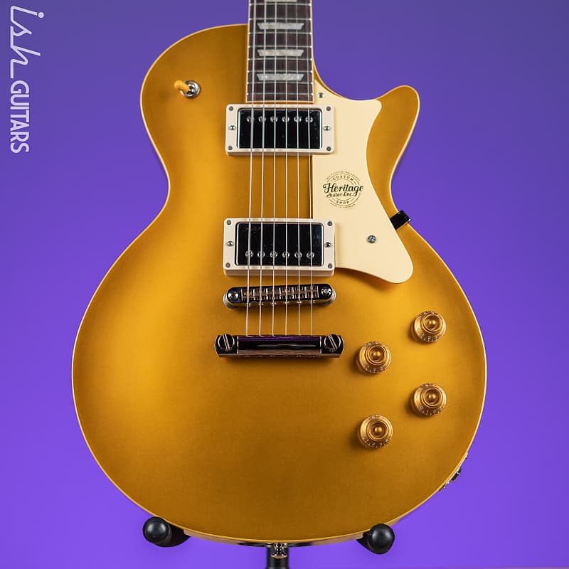 Heritage Custom Shop Core Collection H-150 Electric Guitar Gold Top image 1