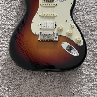Fender American Standard Stratocaster HSS 2016 MIA USA Sunburst Strat Guitar image 2