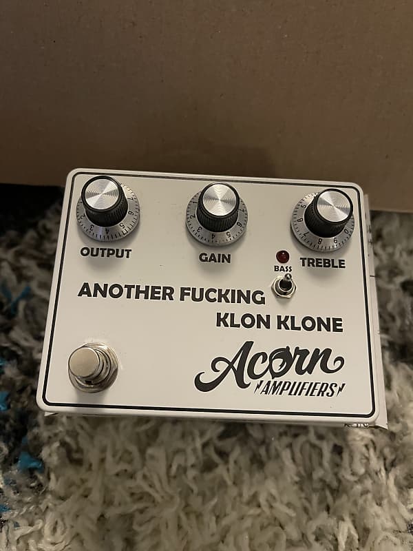 Acorn Amplifiers Another Fking Klon Klone 2022 White Reverb