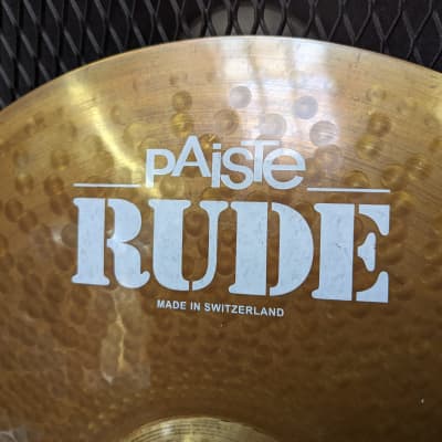 Paiste Rude 19" Crash/Ride Cymbal - Looks Really Good - Sounds Great! image 2