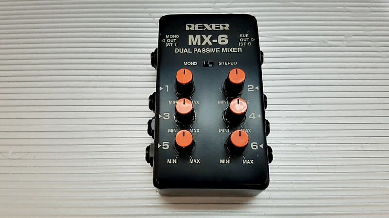 REXER MX-6 Portable 6 Channel Mini Mixer [Free Shipping]