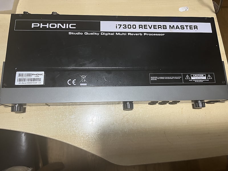 Phonic i7300 24Bit Digital MultiReverb Rack Unit mid 2000s Reverb