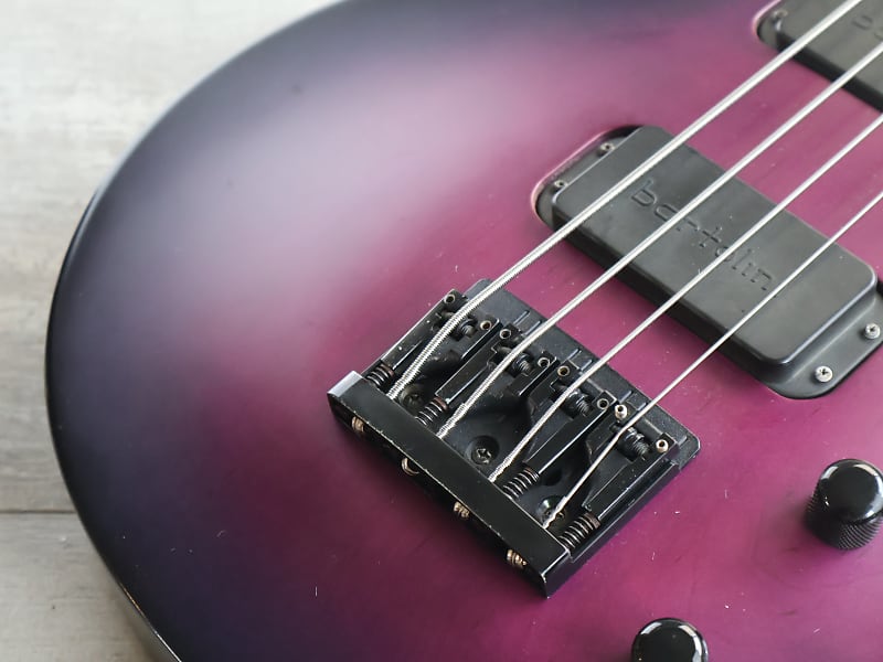 ESP Japan Custom Order Les Paul Bass w/Bartolini's (Purple