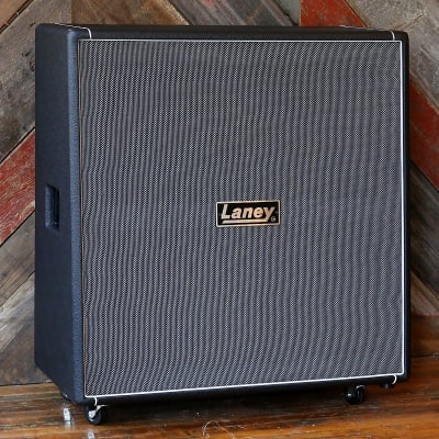 Laney LA412 Black Angled 4x12 Speaker Cabinet | Reverb