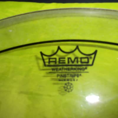 Remo Pinstripe Floor Tom 18" Drum Head Clear Batter New with some minoe shelf wear image 2