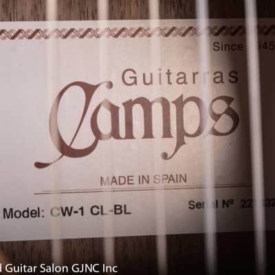 CAMPS CW-1 Crossover / Fusion Electroacoustic nylon string guitar image 22