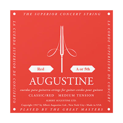 Augustine A5R Classic Red Single String - A/5th for sale
