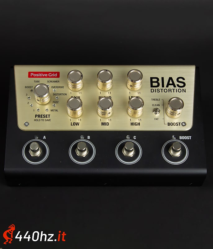 Positive Grid Bias Distortion Pro Overdrive Boost Amp Sim