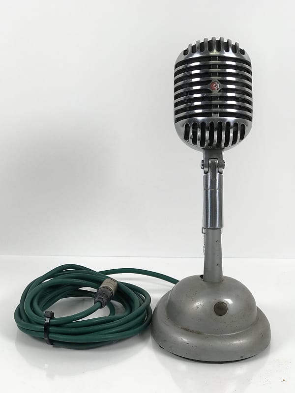 Vintage Shure 55 Microphone w/ Shure S36 Stand | Reverb