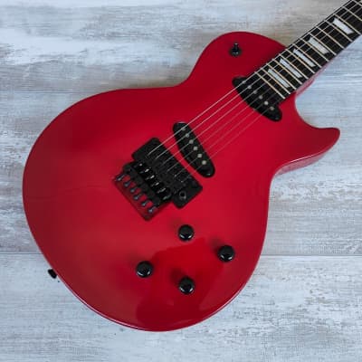 2001 Edwards E-RI-98LP Rouage Rika Model Les Paul w/Floyd Rose (Red) |  Reverb