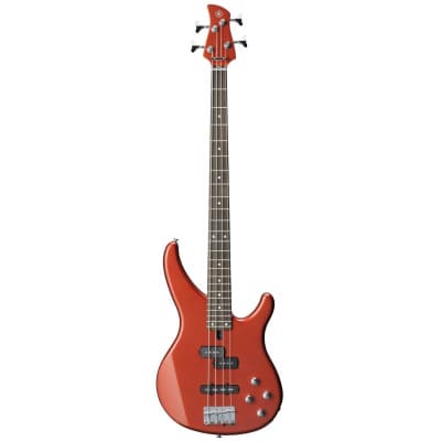Yamaha TRBX204 Active Bass Guitar - Bright Red Metallic image 2