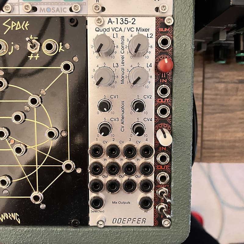 Doepfer A-135-2 Quad VCA / VC Mixer | ModularGrid Eurorack