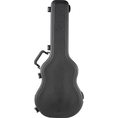 SKB SKB-30 Deluxe Thin-Line Acoustic-Electric and Classical Guitar Case Black image 8