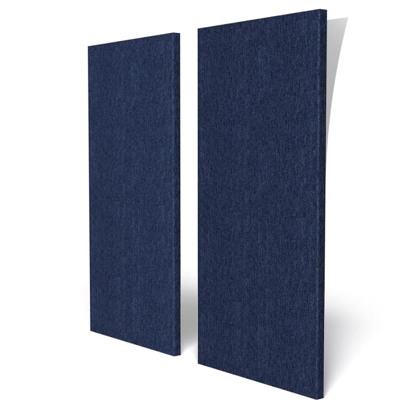 Acoustic Panel Gray | Fiberglass 2-pack | Professional sound absorbing  Panel | Decorative sound proof panel | wall panel (36x13x2 in) - Gray