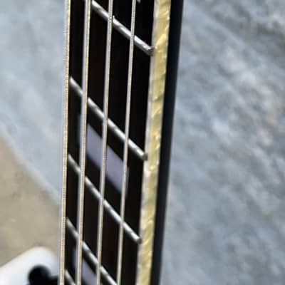 GAMMA Custom Bass Guitar JP24-02, 4-String Alpha Model, Polar White image 8