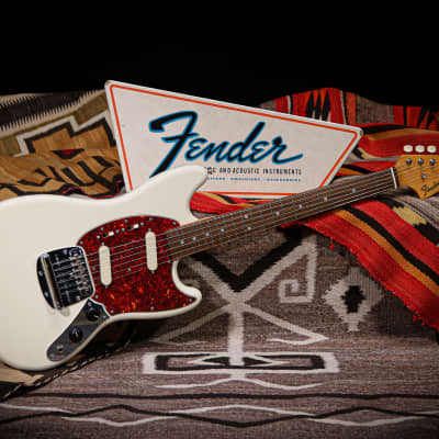 2007 Fender Mustang MIJ "Olympic White" image 1