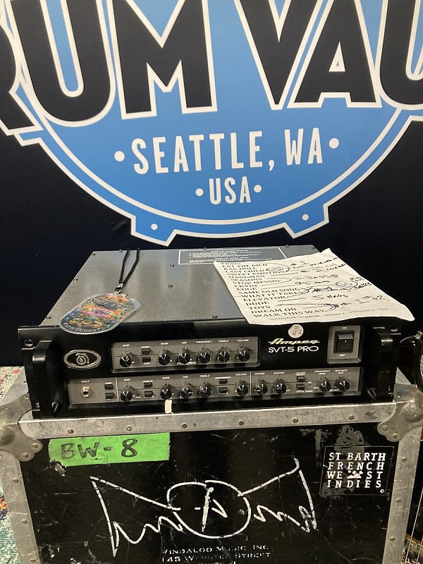 Ampeg Tom Hamilton's Aerosmith, SVT-5 Pro, 2 Channel 1000 Watt Bass Amplifier B (#12) image 1