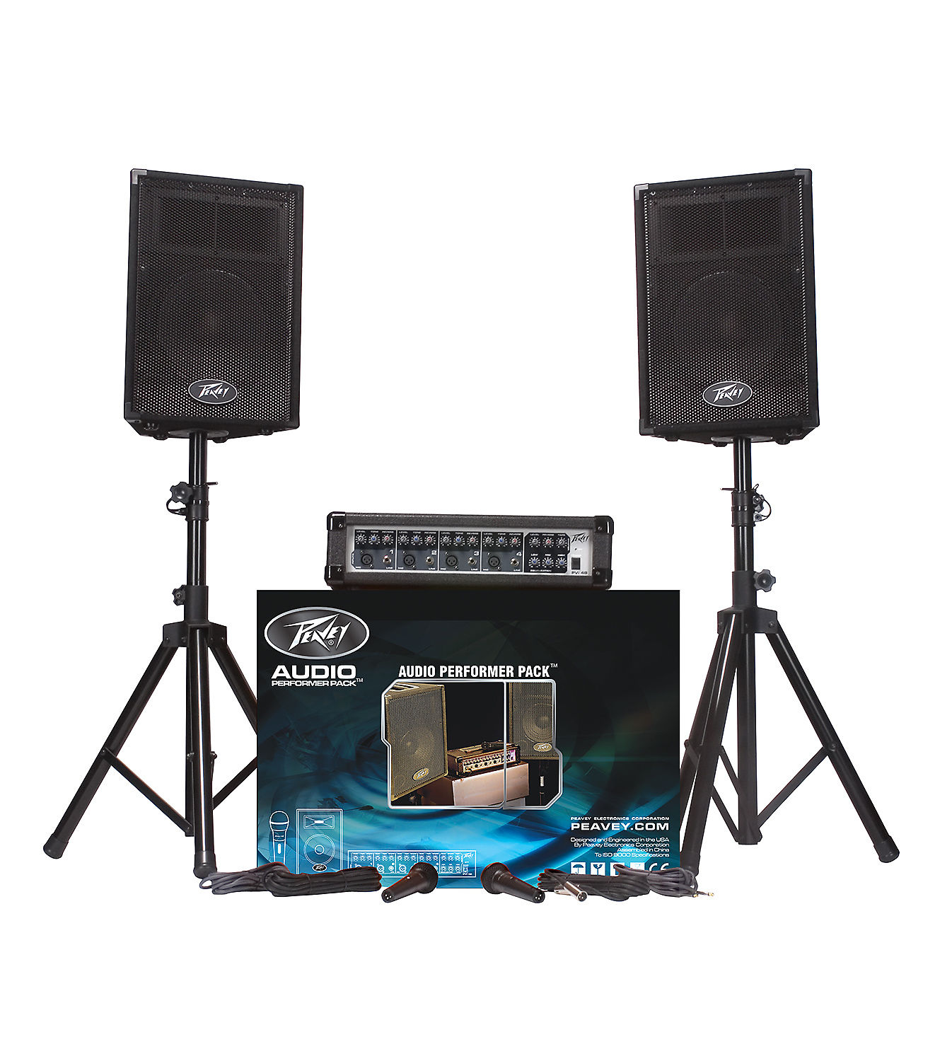 Peavey Audio Performer Pack Portable PA System Reverb