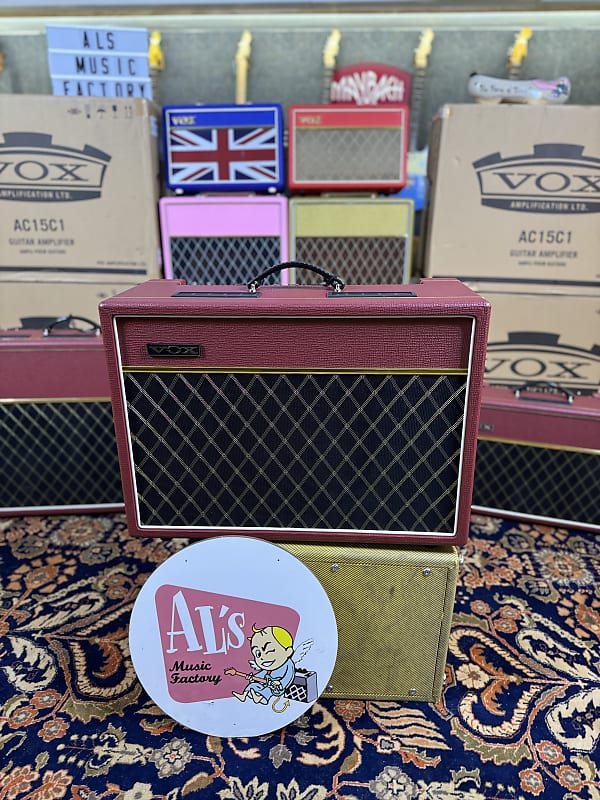 Vox AC 15 C1 CVR Custom RED Limited Edition 10-Watt 1x12" Guitar Combo image 1