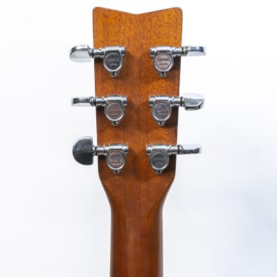 Yamaha FG-301B Orange Label Jumbo Dreadnought Acoustic Guitar w/ Case - Natural image 9