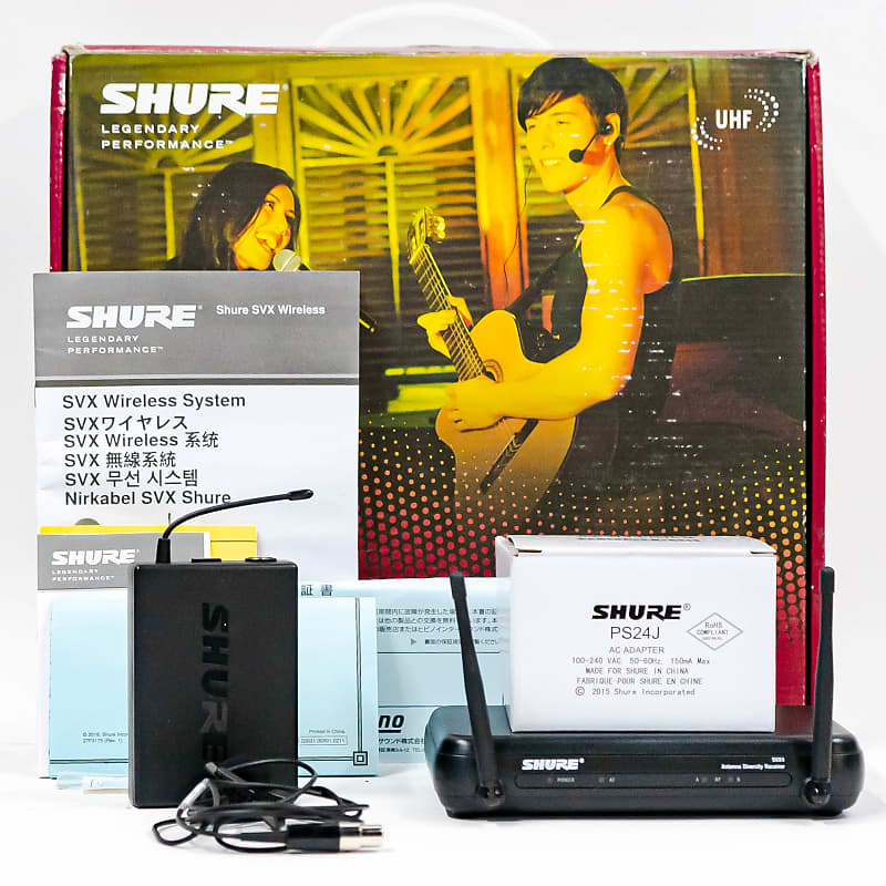 Shure SVX14/CVL Wireless Microphone Presenter System with SVX1 Bodypack |  Reverb