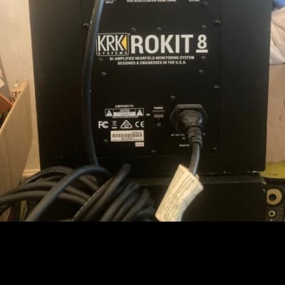 KRK RP-8 Rokit G4 2-Way 8" Active Studio Monitors (Pair) 2019 - 2021 - Black image 7