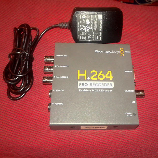 Blackmagic Design H.264 PRO Recorder w/ Power Adapter (MPN