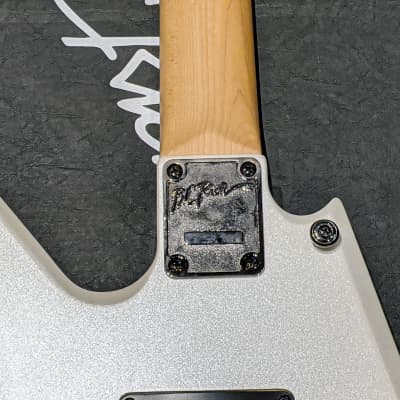 BC Rich 2008 Ironbird Limited Metallic Pearl White Guitar, Lightning Bolt Inlay, OHSC, Very RARE! image 12