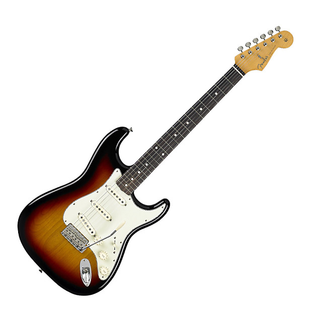 Fender Classic Series '60s Stratocaster Electric Guitar — Lacquer 3-Color Sunburst image 1