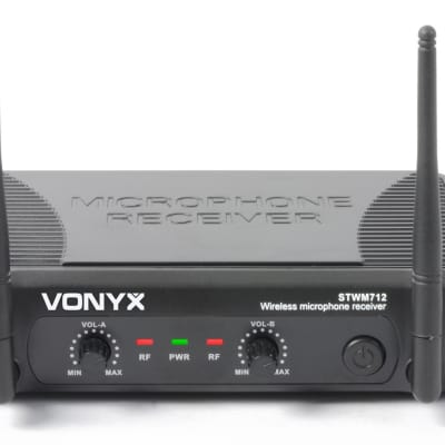 VONYX STWM712H VHF 2 Channel Wireles Headset Microphone image 3