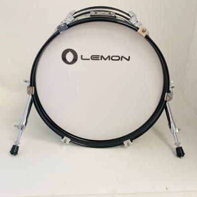Lemon 16” Black Sparkle Bass Kick Drum for Roland and Alesis Kit image 4