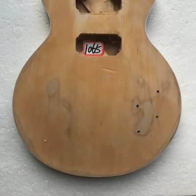 Single Cut LP Style Guitar Body Wood Color image 1
