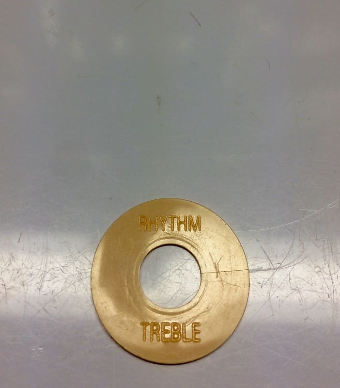 Gibson Toggle Switch Washer Poker Chip Creme/Cream Gold Reverb