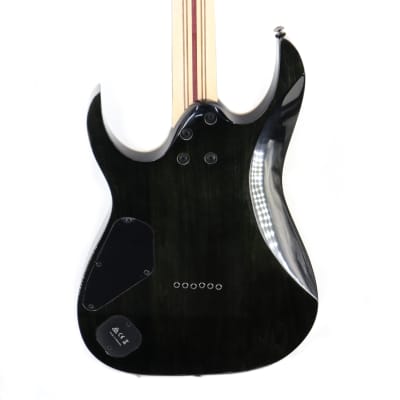 Ibanez Premium RG1121PB Electric Guitar w/Bag - Charcoal Black Burst image 2