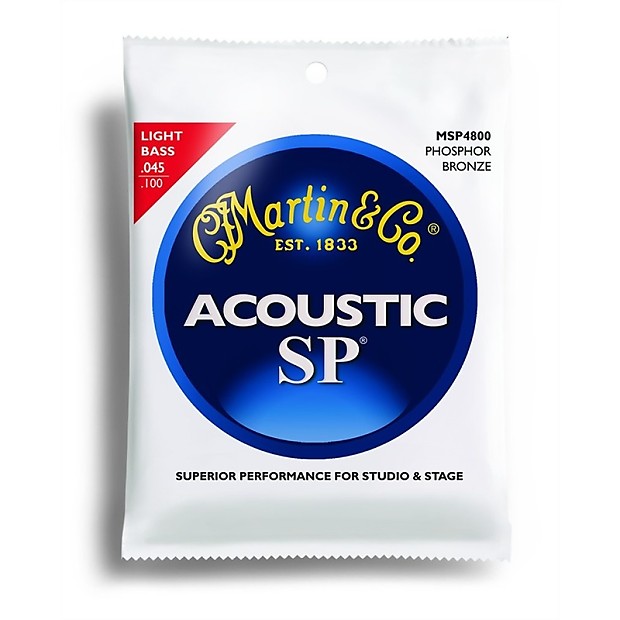 Martin MSP-4800 SP 92/8 Light Acoustic Bass Strings image 1