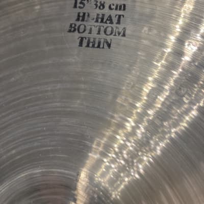 Agean - 15" Treasure Jazz Series, Thin Hi-Hats Pair 1068g 1220g image 13