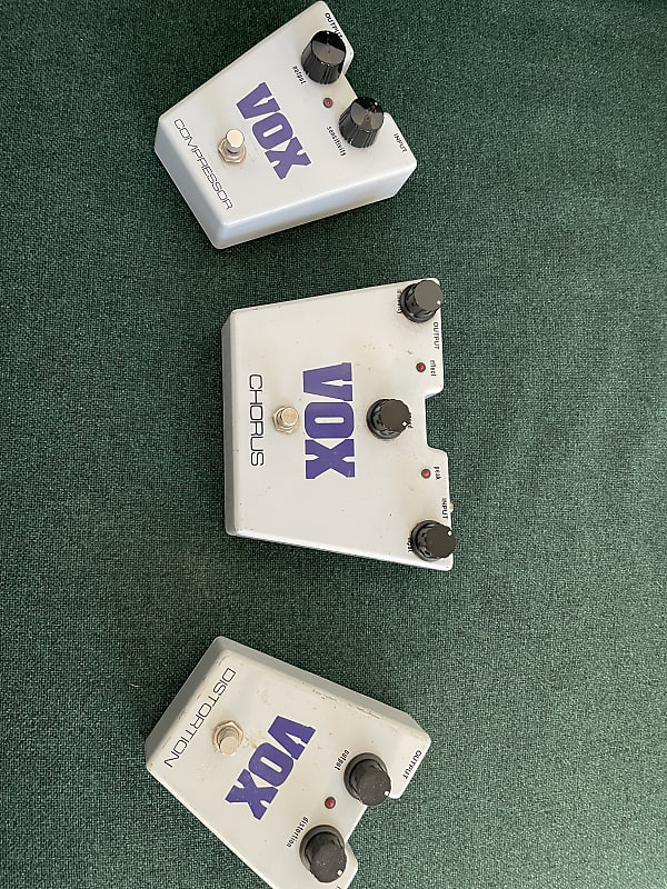 Bundle of 3 Vox Pedals 80s - grey image 1