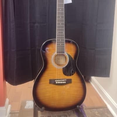 Jay Turser JTA54F-MAG-SN Folk Style 6 String RH Acoustic Guitar Mahogany  Satin Natural jta-54-f-mag-sn - Canada's Favourite Music Store - Acclaim  Sound and Lighting