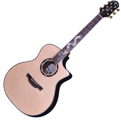 Crafter KDG-1000 Prestige DG G-1000c Dragon Inlay GA Acoustic Guitar All Solid image 1
